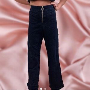 Express bell bottom dark wash jeans